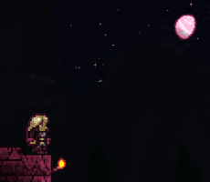 A player using a new bat transformation mount.