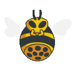 Animated Sticker Queen Bee.gif