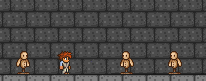 Thrown flail in use (pre-1.4).