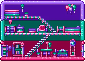 Balloon furniture house