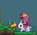 Pikachu-like Bunny pet and Bunny hat.