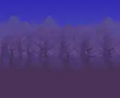 Classic corrupt dead trees without leaves.