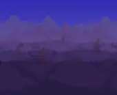 (Desktop, Console and Mobile versions) Plains with chasms and thorny, organic-looking structures.