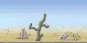 Infected Desert background from the 3DS version.
