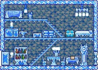 Frozen furniture house