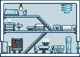 Glass furniture house