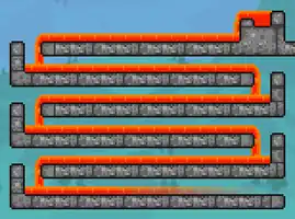 The maximum length of liquidfalls, when game quality is set to high.