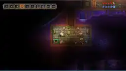 A Devourer attacking in the house near the Ocean Biome