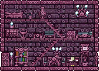 Pink Dungeon furniture house