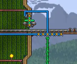 Drive-through player entry, wired view