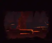 (Desktop, Console and Mobile versions) Original background from 1.3 with large pillars, stalactites, stalagmites, and lava pools.