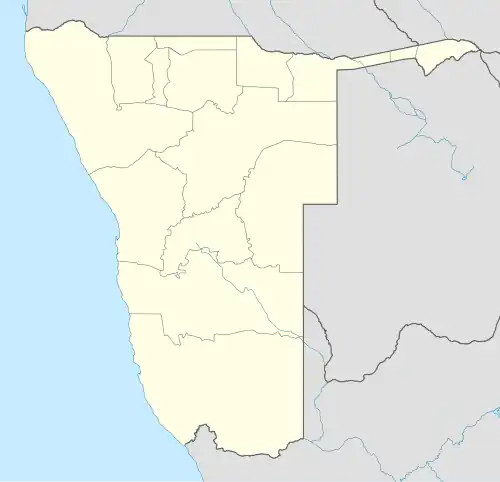 Map showing the location of Naankuse Foundation Wildlife Sanctuary