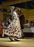 Bride in a wedding dress, Podhale, the Tatra Mountains