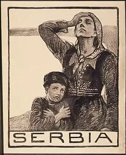 "Serbia", between 1917 and 1919