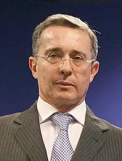 Álvaro Uribe (CSS),[104] 31st President of Colombia