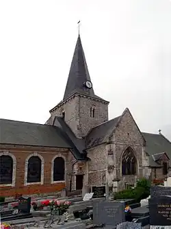 The church in Écrainville