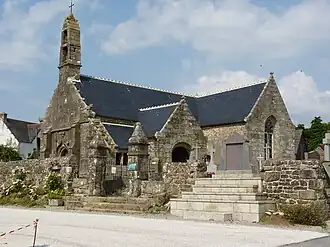 The church of Notre-Dame, in Trémargat