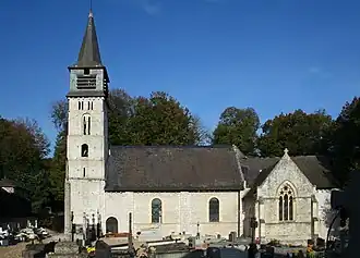 The church in Saint-André-d'Hébertot