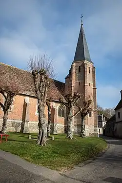 The church of Saint Nicolas in Louye
