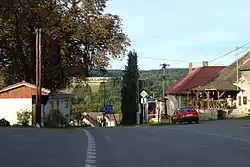 Centre of Čestín