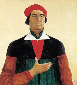 Kazimir Malevich, Self-Portrait, 1933.