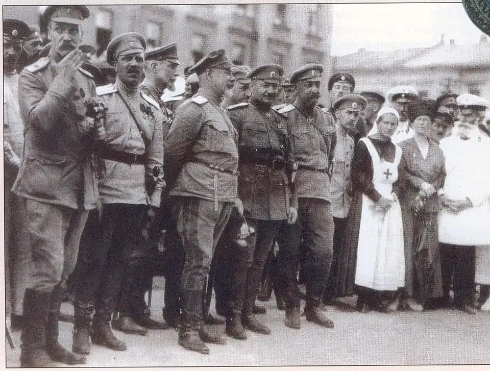 During the Russian Civil War, Reilly served as the eyes and ears of British intelligence while attached to General Anton Denikin's White Russian Army.[133]