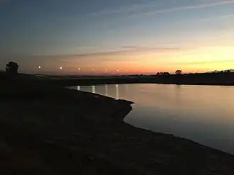View of the dam