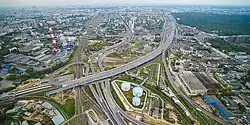 Interchange of North-Eastern Chord and future South-Eastern Chord near Andronovka station