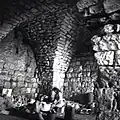 Interior of castle used as kitchen 1946