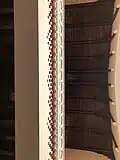 Geometric decoration in the Art Deco style.