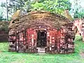 Ruined temple building