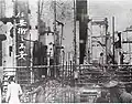 Ruins after burning of the city