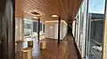 Inside of the viewing space