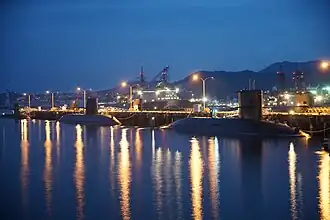 Dawn view of Kure Naval Base