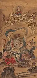 Trailokyavijaya, of the Ten Wisdom Kings, Baoning Temple, Ming Dynasty.