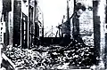 Ruins after burning of the city