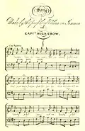 Song. Made by the people of Colour, in Jamaica on Captn Hugh Crow (a)