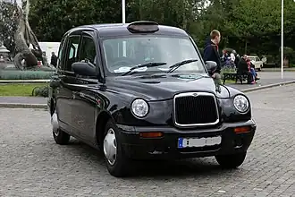 The London-Taxi LTI TX4, built in 2007.