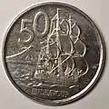 0.50 NZD coin Reverse
