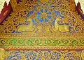 Dhammacakka on Main Gable, Wat Phra Putthabat Tak Pha, Lamphun