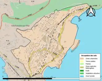 2018 map of Beaulieu-sur-Mer
