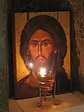 The icon of Christ in the Church of Holy Archangel Gabriel