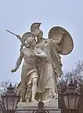 Athena Protects the Young Hero
