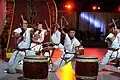 Taiko playing