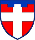 Former shoulder sleeve insignia of the 100th Territorial Defense Brigade.
