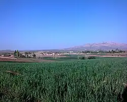 Nazar Qoli with Mount Kedar in the background