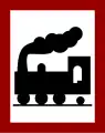 Unguarded railway crossing