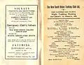 Inside cover showing race night officials