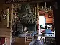 2001. The living room with the open fireplace as it appeared in 2001.