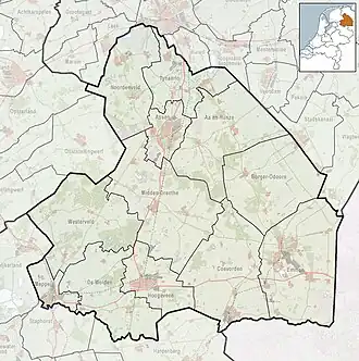 Wapse is located in Drenthe